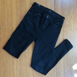 Rocket petite high rise skinny jeans black